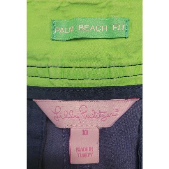 Lilly Pulitzer Blue Women's Shorts size 10 - Picture 4 of 8